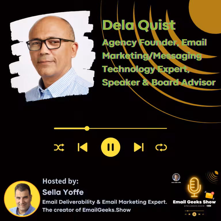 Dela Quist, Agency Founder, Email Marketing/Messaging Technology Expert, Speaker & Board Advisor
